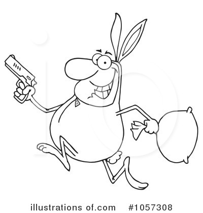 Royalty-Free (RF) Robber Clipart Illustration by Hit Toon - Stock Sample #1057308