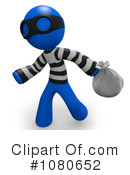 Robber Clipart #1080652 by Leo Blanchette