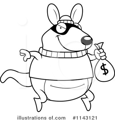 Royalty-Free (RF) Robber Clipart Illustration by Cory Thoman - Stock Sample #1143121