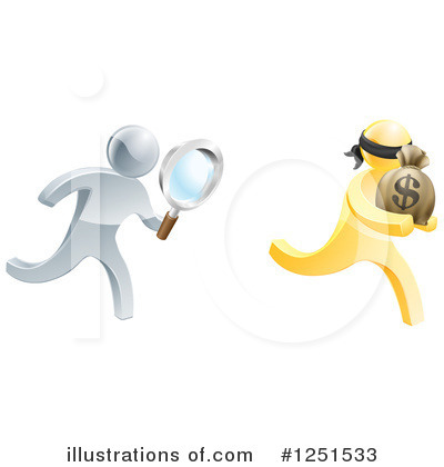 Detective Clipart #1251533 by AtStockIllustration