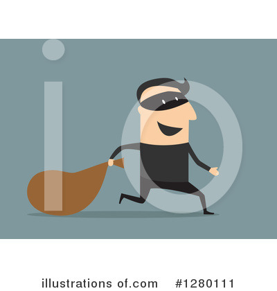 Royalty-Free (RF) Robber Clipart Illustration by Vector Tradition SM - Stock Sample #1280111