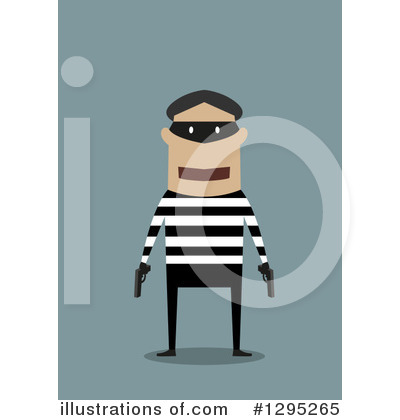 Robber Clipart #1295265 by Vector Tradition SM