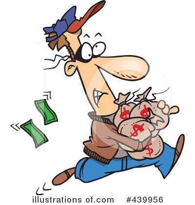 Royalty-Free (RF) Robber Clipart Illustration by toonaday - Stock Sample #439956