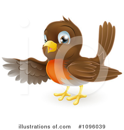 Royalty-Free (RF) Robin Clipart Illustration by AtStockIllustration - Stock Sample #1096039