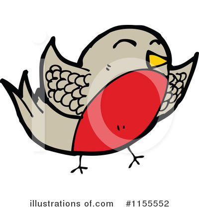Royalty-Free (RF) Robin Clipart Illustration by lineartestpilot - Stock Sample #1155552