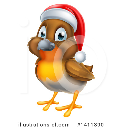 Royalty-Free (RF) Robin Clipart Illustration by AtStockIllustration - Stock Sample #1411390