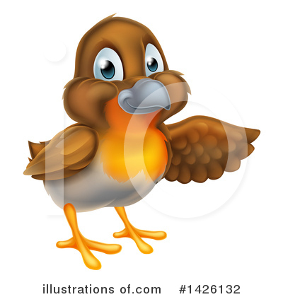 Royalty-Free (RF) Robin Clipart Illustration by AtStockIllustration - Stock Sample #1426132