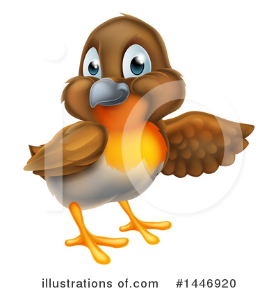 Royalty-Free (RF) Robin Clipart Illustration by AtStockIllustration - Stock Sample #1446920