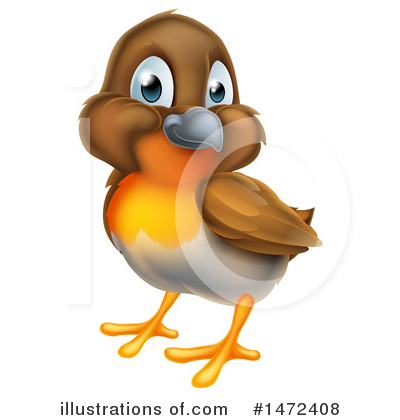 Royalty-Free (RF) Robin Clipart Illustration by AtStockIllustration - Stock Sample #1472408