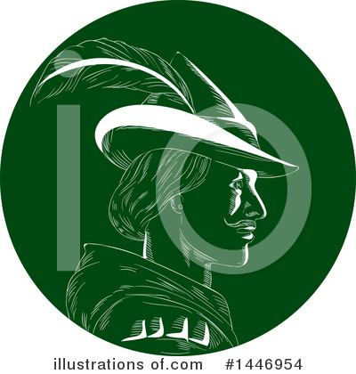Robin Hood Clipart #1446954 by patrimonio