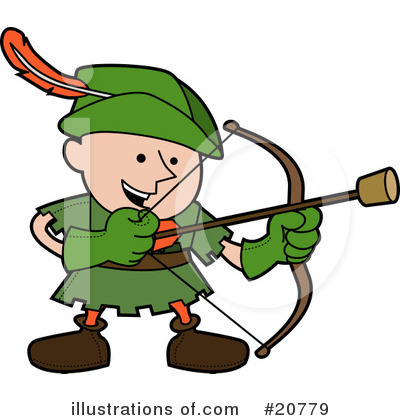Royalty-Free (RF) Robin Hood Clipart Illustration by AtStockIllustration - Stock Sample #20779
