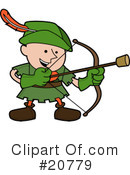 Robin Hood Clipart #20779 by AtStockIllustration