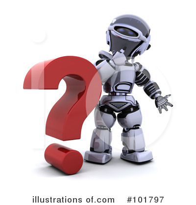 Royalty-Free (RF) Robot Clipart Illustration by KJ Pargeter - Stock Sample #101797