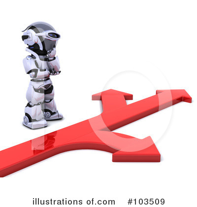 Royalty-Free (RF) Robot Clipart Illustration by KJ Pargeter - Stock Sample #103509