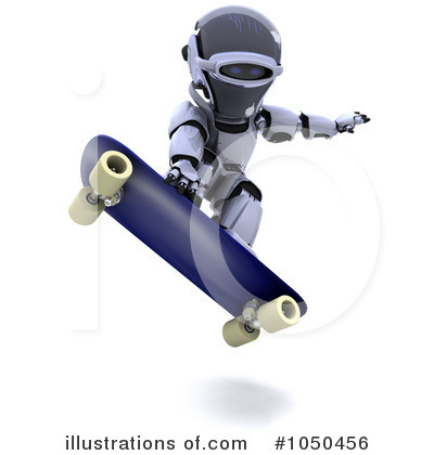 Royalty-Free (RF) Robot Clipart Illustration by KJ Pargeter - Stock Sample #1050456