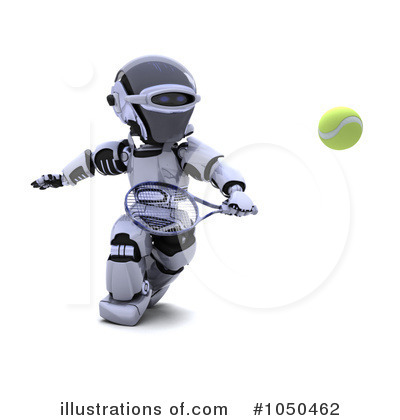 Royalty-Free (RF) Robot Clipart Illustration by KJ Pargeter - Stock Sample #1050462