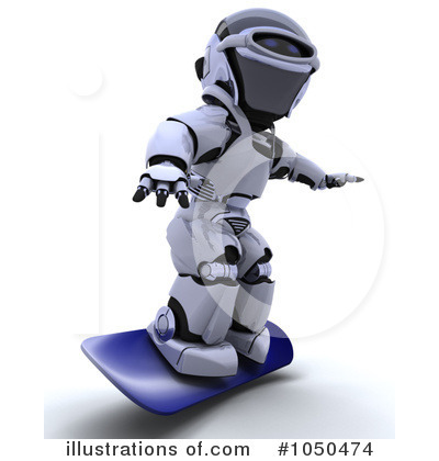 Royalty-Free (RF) Robot Clipart Illustration by KJ Pargeter - Stock Sample #1050474