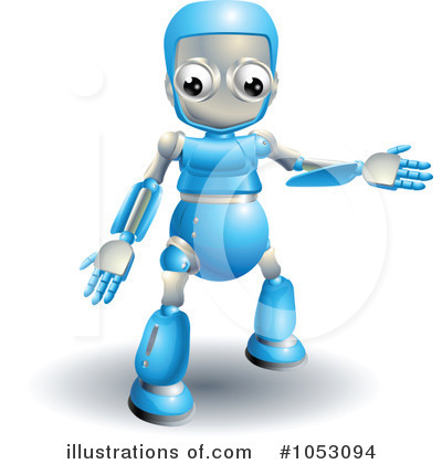 Robots Clipart #1053094 by AtStockIllustration
