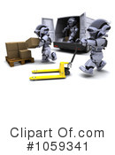 Robot Clipart #1059341 by KJ Pargeter