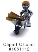 Robot Clipart #1061112 by KJ Pargeter