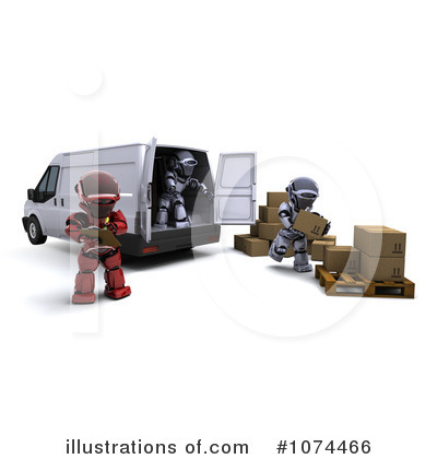 Royalty-Free (RF) Robot Clipart Illustration by KJ Pargeter - Stock Sample #1074466