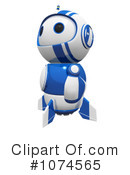 Robot Clipart #1074565 by Leo Blanchette