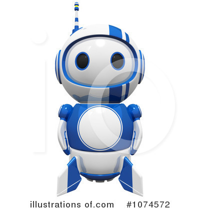 Robot Clipart #1074572 by Leo Blanchette
