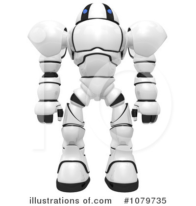 Robots Clipart #1079735 by Leo Blanchette