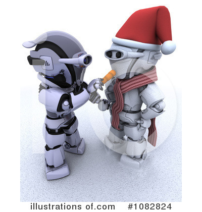 Royalty-Free (RF) Robot Clipart Illustration by KJ Pargeter - Stock Sample #1082824