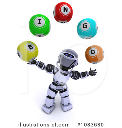 Bingo Ball Clipart #1083680 by KJ Pargeter
