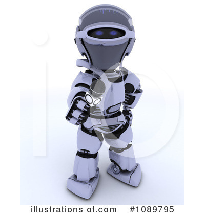 Royalty-Free (RF) Robot Clipart Illustration by KJ Pargeter - Stock Sample #1089795