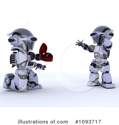 Royalty-Free (RF) Robot Clipart Illustration by KJ Pargeter - Stock Sample #1093717