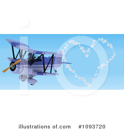 Airplane Clipart #1093720 by KJ Pargeter