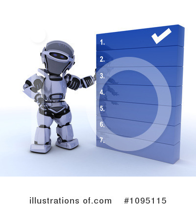 Royalty-Free (RF) Robot Clipart Illustration by KJ Pargeter - Stock Sample #1095115