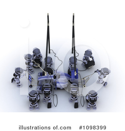 Royalty-Free (RF) Robot Clipart Illustration by KJ Pargeter - Stock Sample #1098399