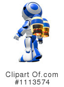 Robot Clipart #1113574 by Leo Blanchette