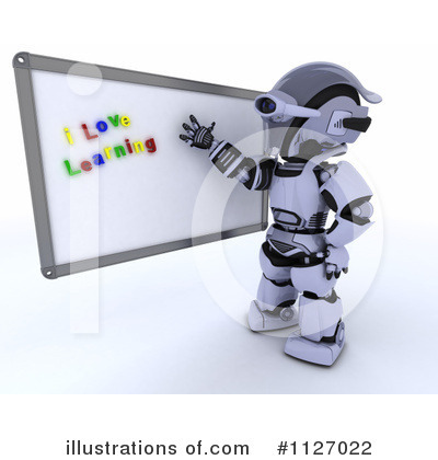 Royalty-Free (RF) Robot Clipart Illustration by KJ Pargeter - Stock Sample #1127022
