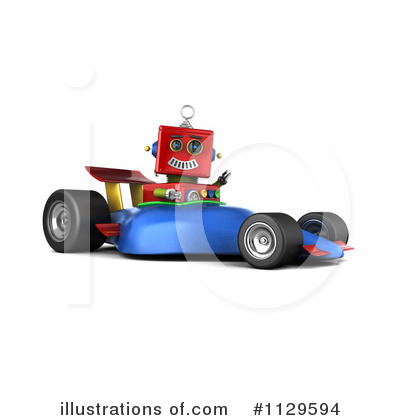 Racecar Clipart #1129594 by stockillustrations