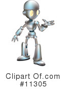 Robot Clipart #11305 by AtStockIllustration