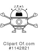 Robot Clipart #1142821 by Cory Thoman