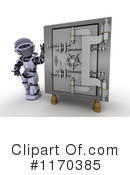 Robot Clipart #1170385 by KJ Pargeter