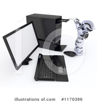 Royalty-Free (RF) Robot Clipart Illustration by KJ Pargeter - Stock Sample #1170386