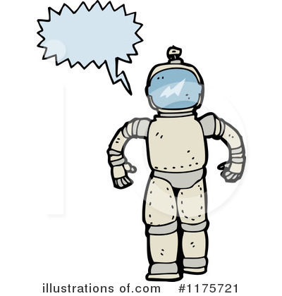 Royalty-Free (RF) Robot Clipart Illustration by lineartestpilot - Stock Sample #1175721