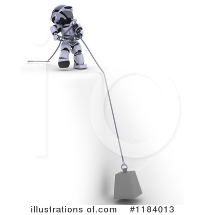 Royalty-Free (RF) Robot Clipart Illustration by KJ Pargeter - Stock Sample #1184013