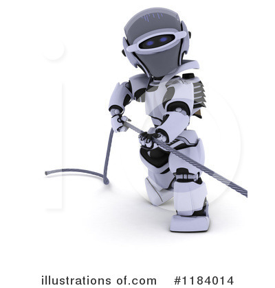 Royalty-Free (RF) Robot Clipart Illustration by KJ Pargeter - Stock Sample #1184014