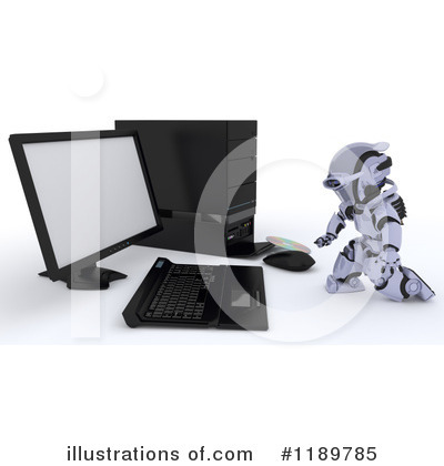 Desktop Computer Clipart #1189785 by KJ Pargeter