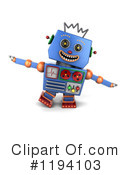 Robot Clipart #1194103 by stockillustrations