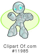 Robot Clipart #11985 by Leo Blanchette