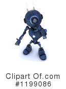 Robot Clipart #1199086 by KJ Pargeter