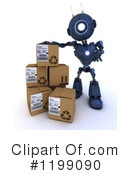 Robot Clipart #1199090 by KJ Pargeter